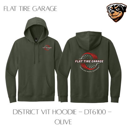 Flat Tire Garage Hoodie
