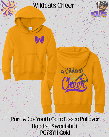 Wildcats Cheer Youth Hoodie