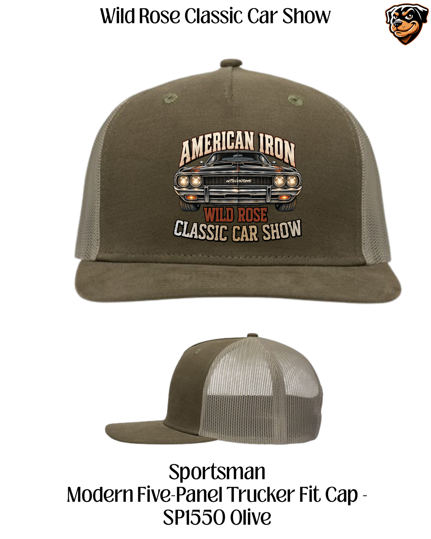 WR Classic Car Show American Iron Five Panel Hat