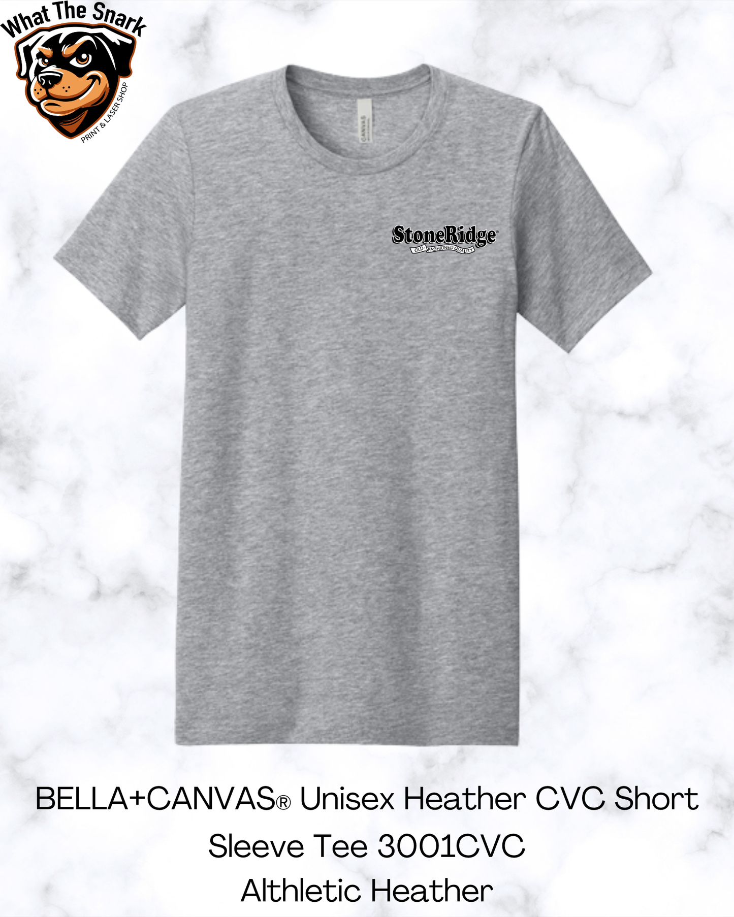 BELLA+CANVAS® Unisex Heather CVC Short Sleeve Tee