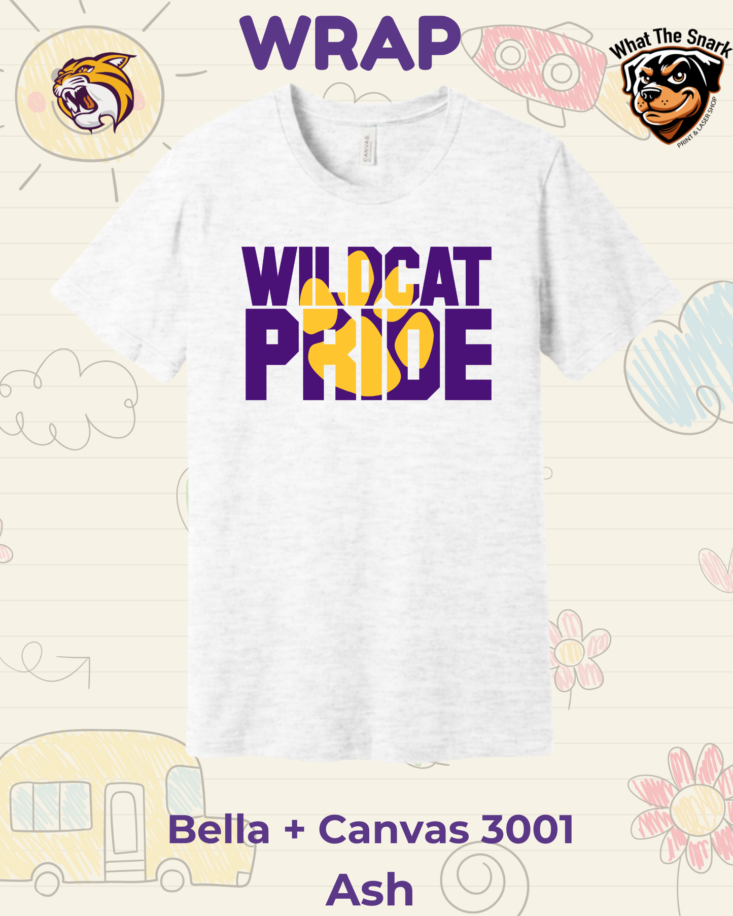 WRAP Wildcat Pride Adult Tee
