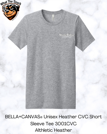 BELLA+CANVAS® Unisex Heather CVC Short Sleeve Tee
