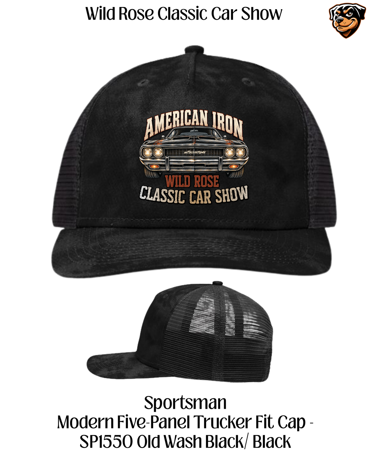 WR Classic Car Show American Iron Five Panel Hat