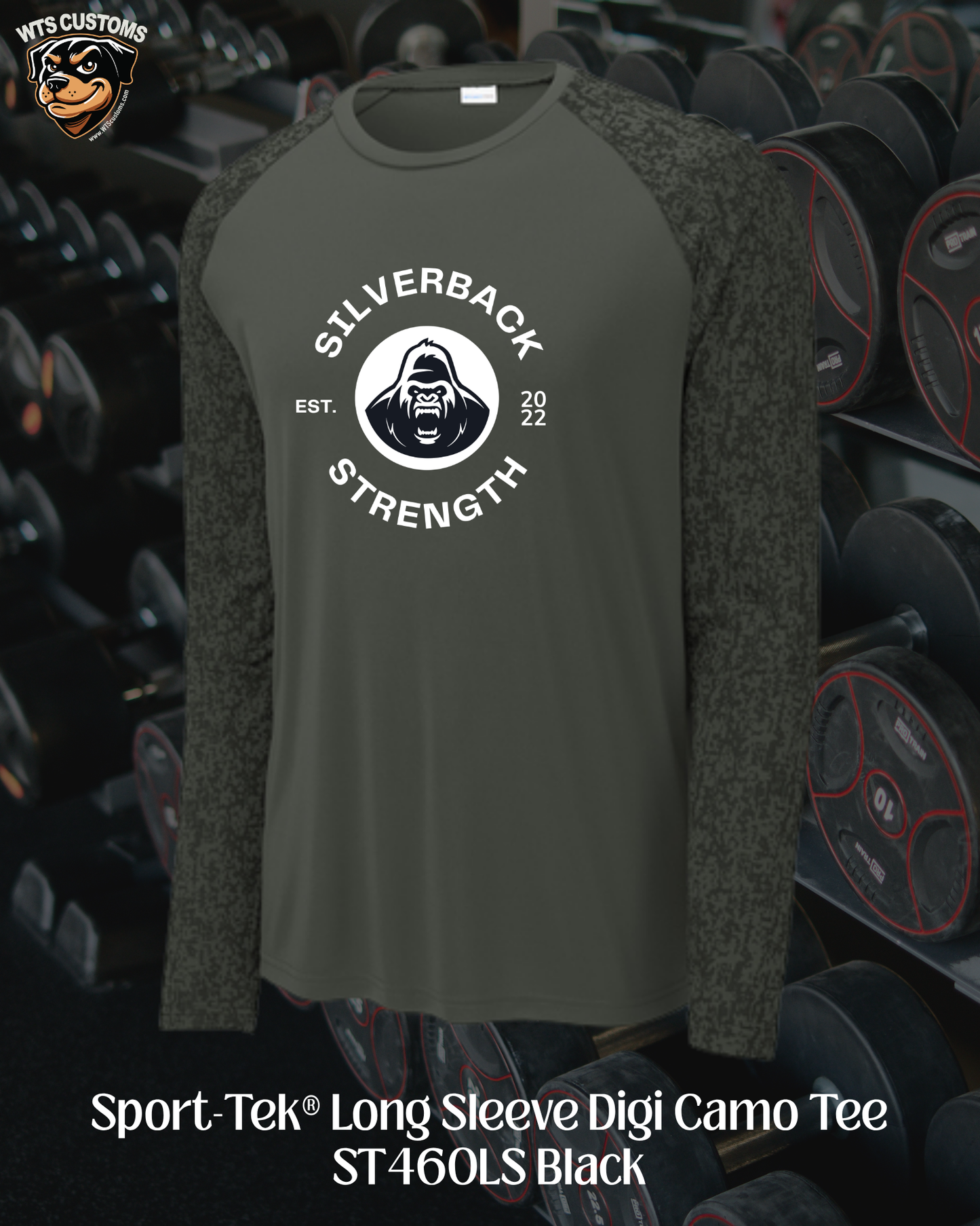 Silverback Full Logo Camo Long Sleeve