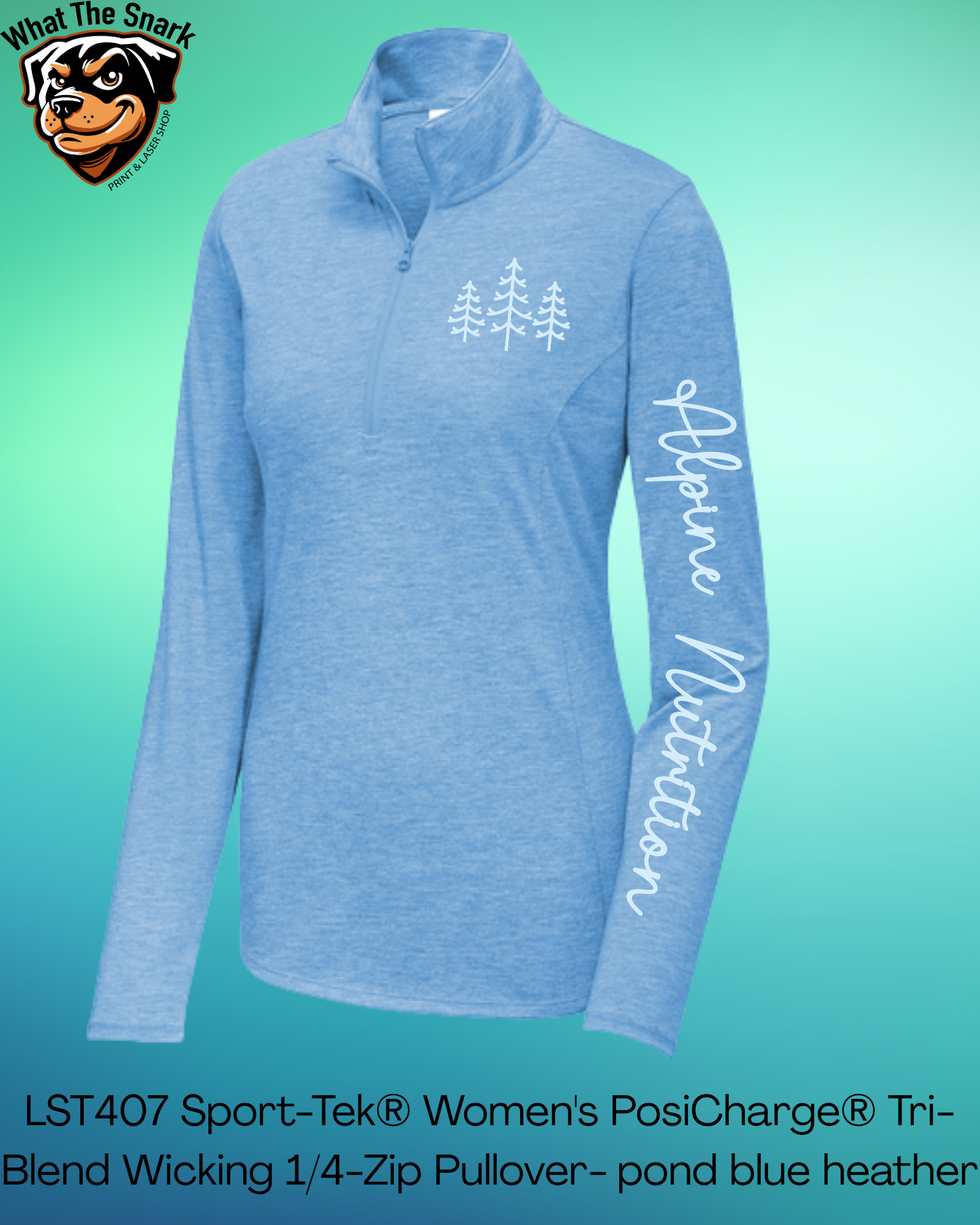 Alpine Womens Sport Tek 1/4 Zip