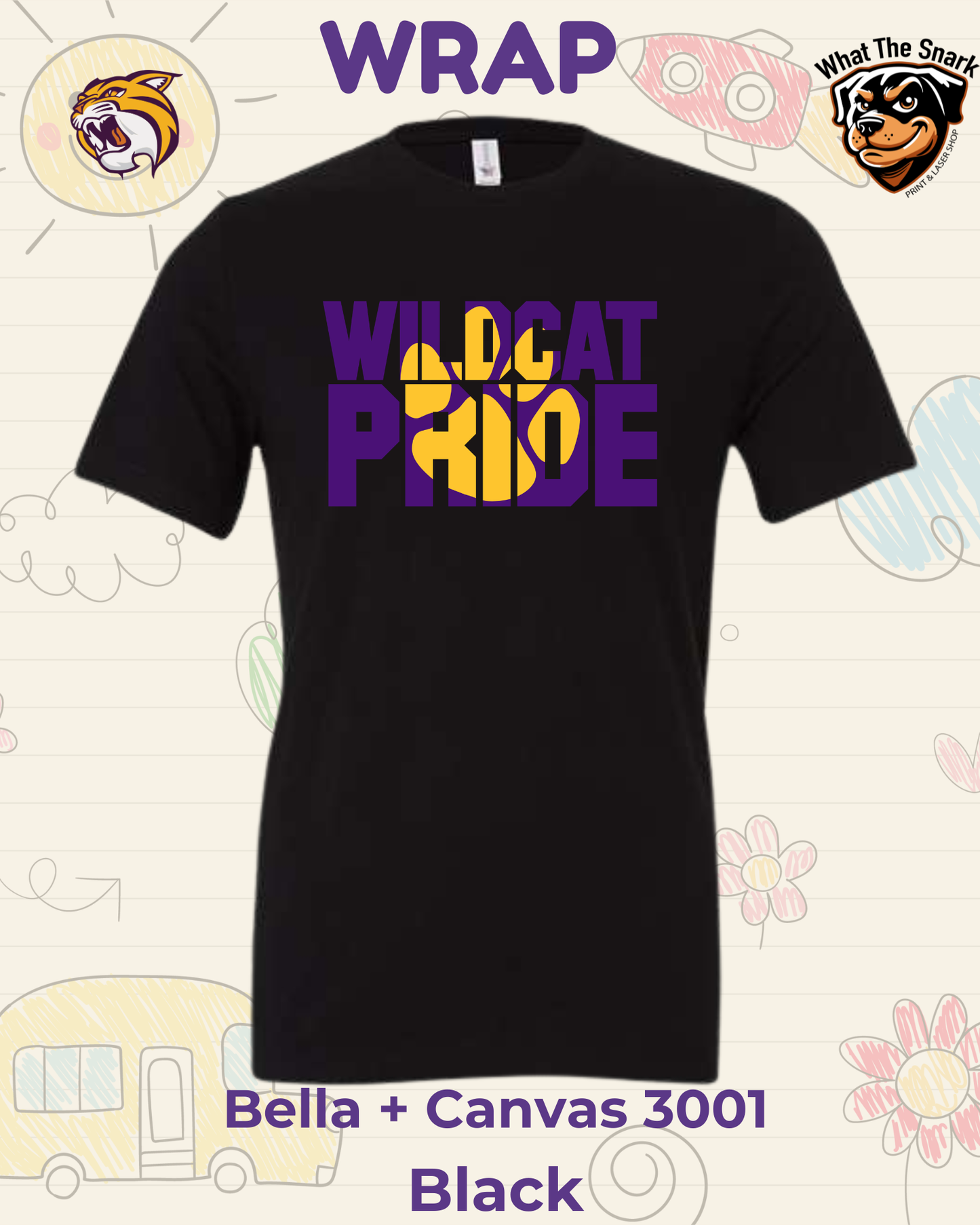 WRAP Wildcat Pride Adult Tee