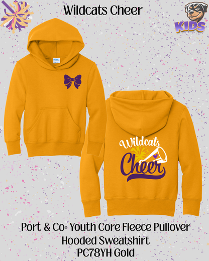 Wildcats Cheer Youth Hoodie