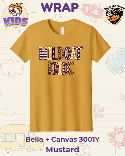 WRAP Wildcat Doodle Youth Tee