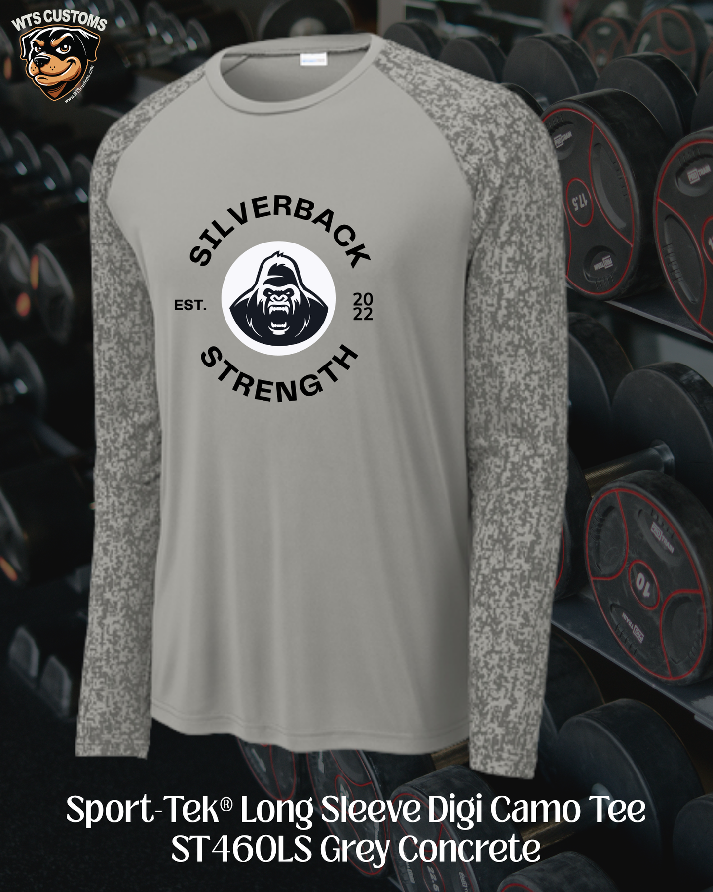 Silverback Full Logo Camo Long Sleeve