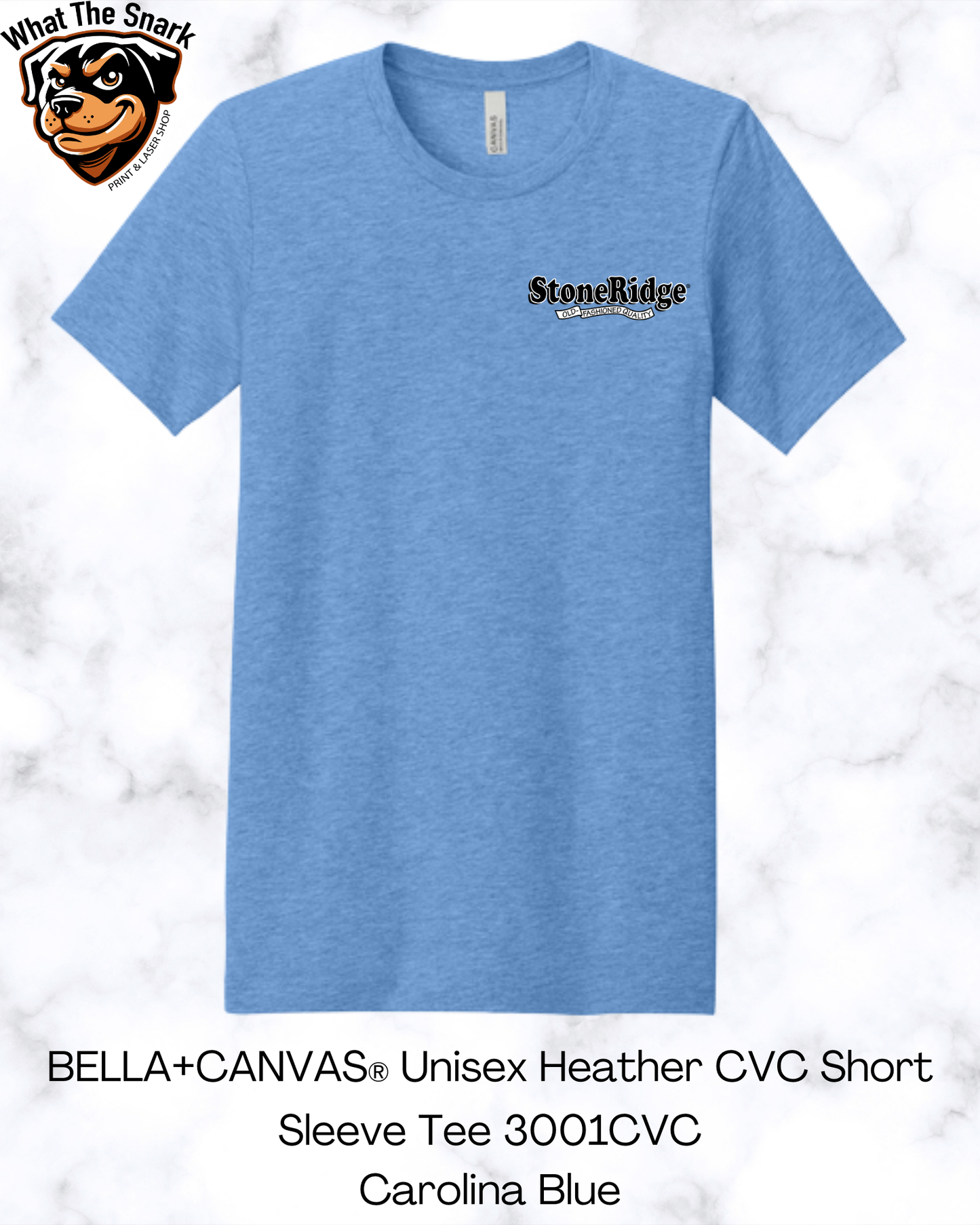 BELLA+CANVAS® Unisex Heather CVC Short Sleeve Tee