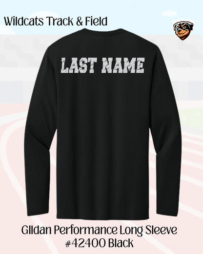 Wild Rose Track and Field Performance Long Sleeve