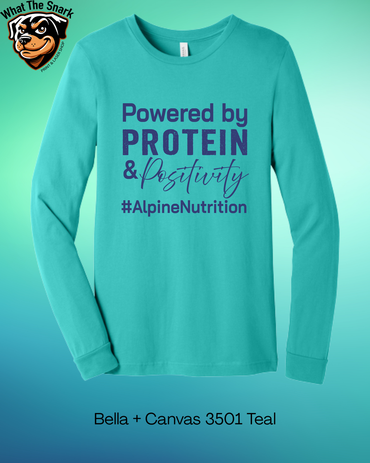 Powered by Protein Long Sleeve tee
