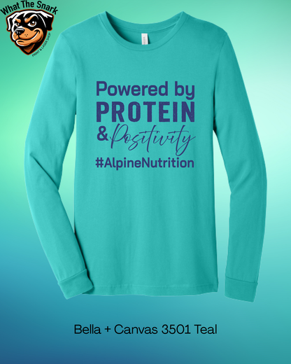 Powered by Protein Long Sleeve tee