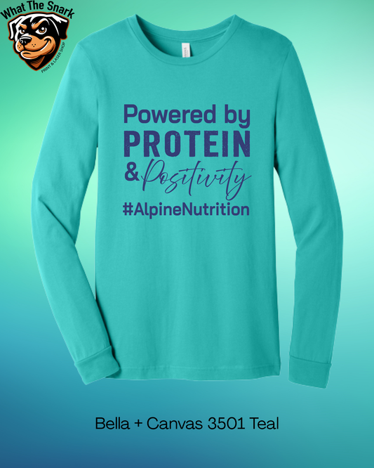 Powered by Protein Long Sleeve tee
