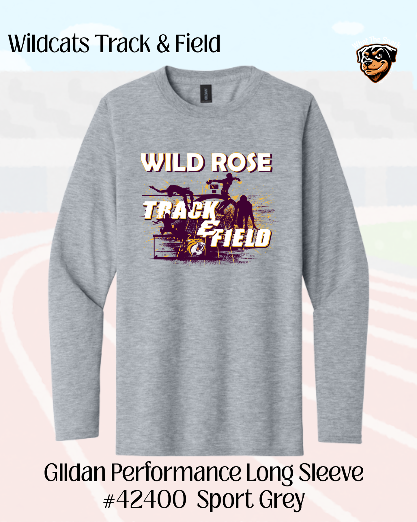 Wild Rose Track and Field Performance Long Sleeve
