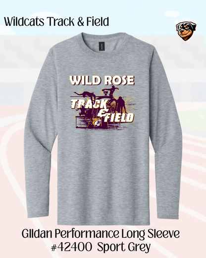 Wild Rose Track and Field Performance Long Sleeve