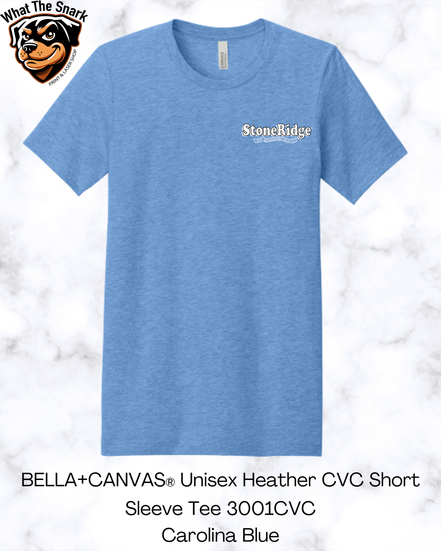BELLA+CANVAS® Unisex Heather CVC Short Sleeve Tee