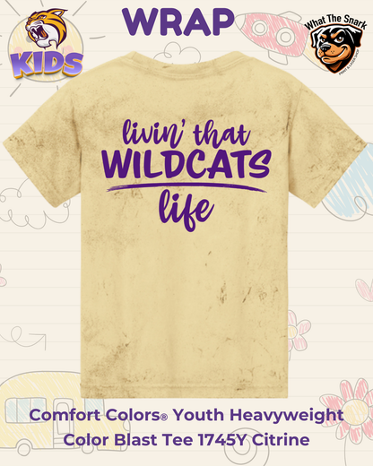 WRAP Livin' the Wildcat Life Youth Tee