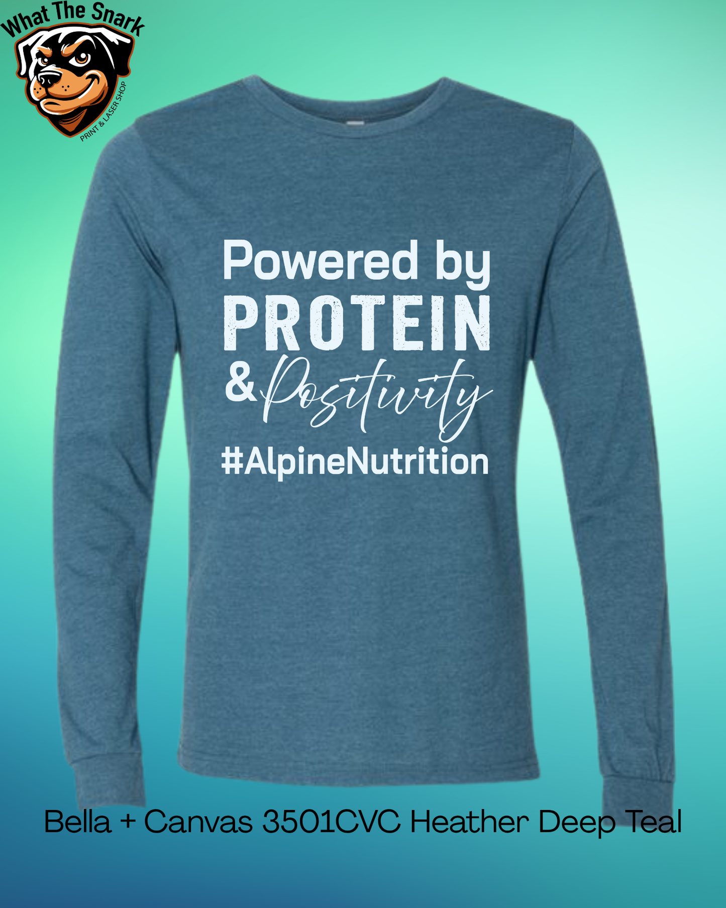 Powered by Protein Long Sleeve tee