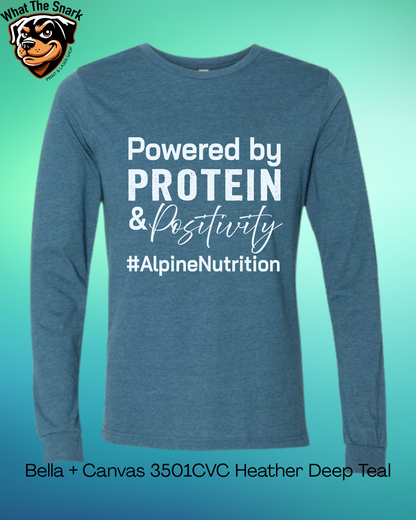 Powered by Protein Long Sleeve tee