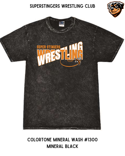 Super Stingers Layered Text Tie-Dye Tee