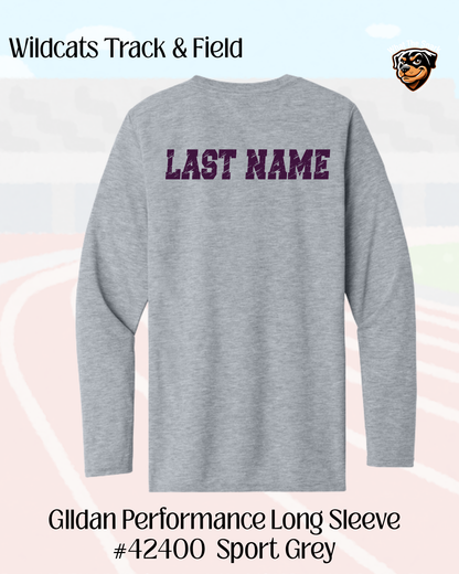 Wild Rose Track and Field Performance Long Sleeve