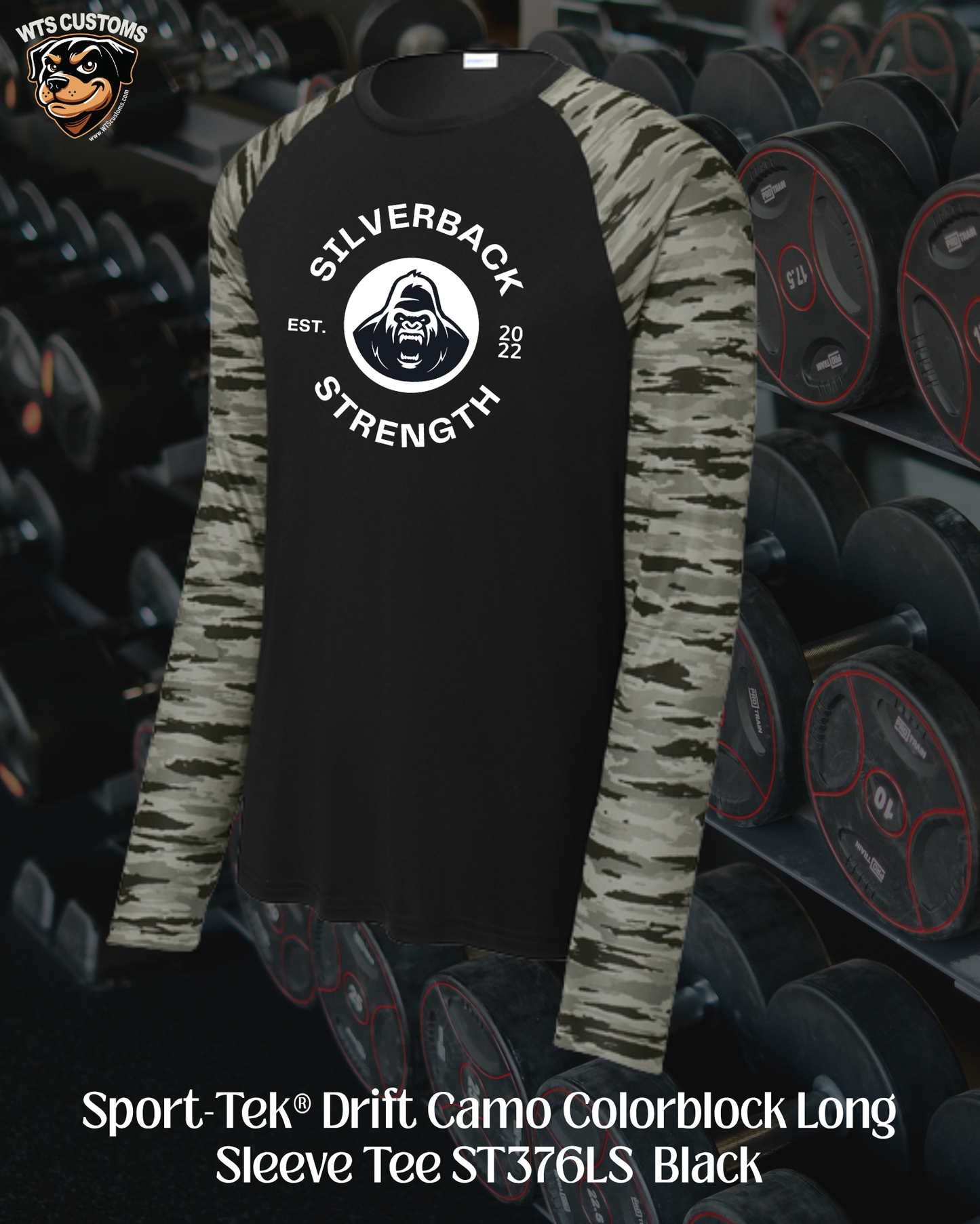 Silverback Full Logo Camo Long Sleeve