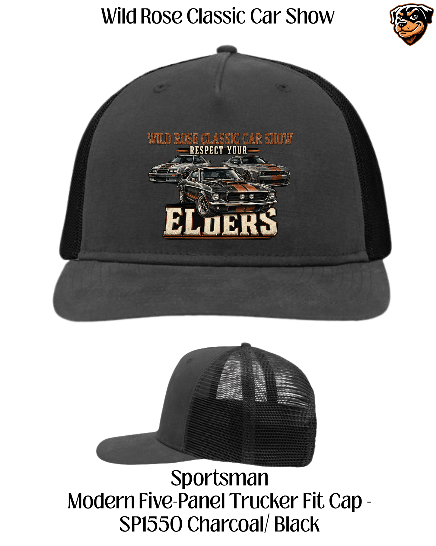 WR Classic Car Show Respect Your Elders Five Panel Hat