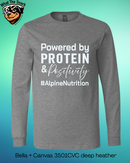 Powered by Protein Long Sleeve tee