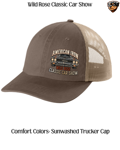 WR Classic Car Show  American Iron Sunwashed Trucker Cap