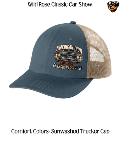 WR Classic Car Show  American Iron Sunwashed Trucker Cap
