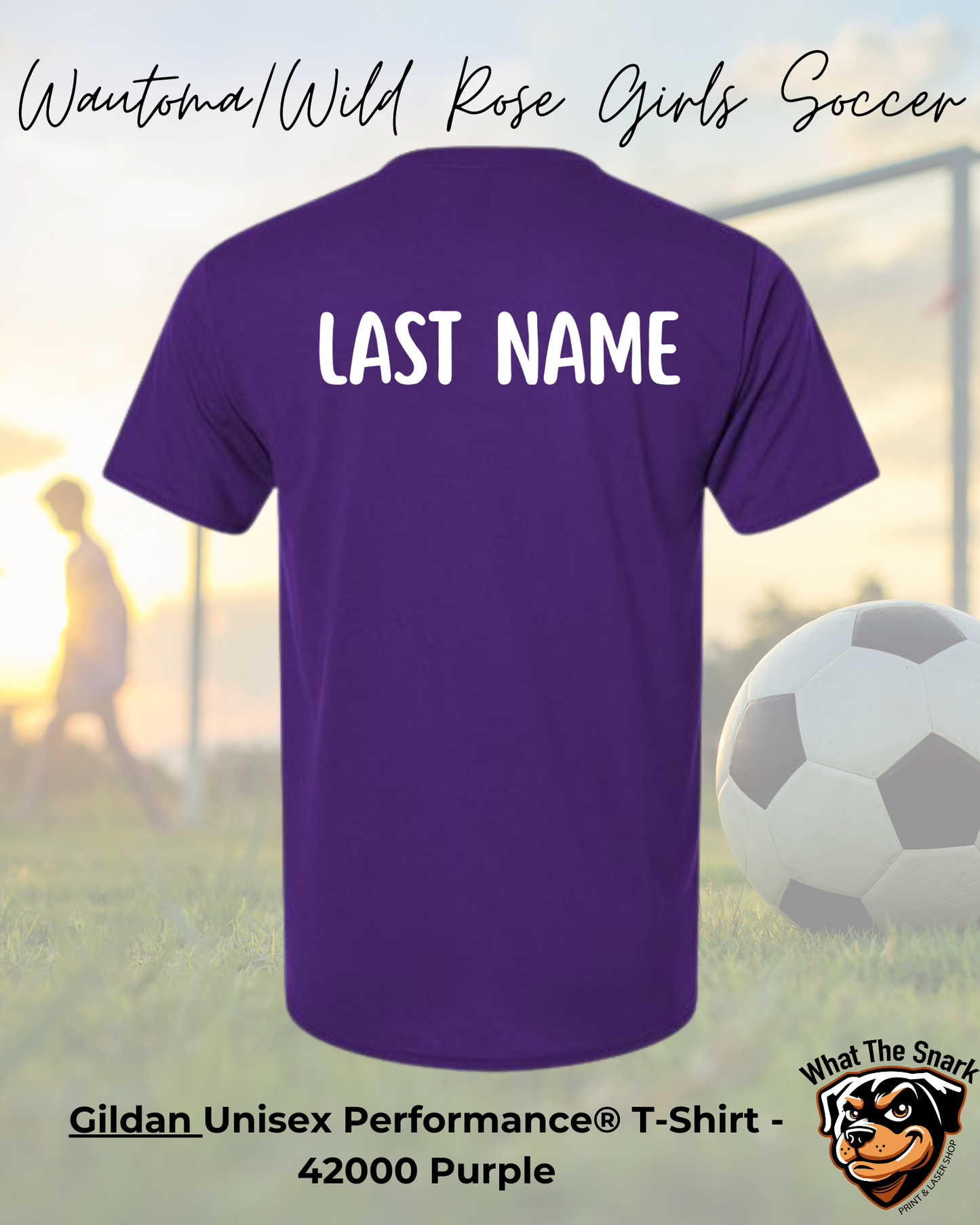 WWR Girls Soccer Full Logo Performance Tshirt