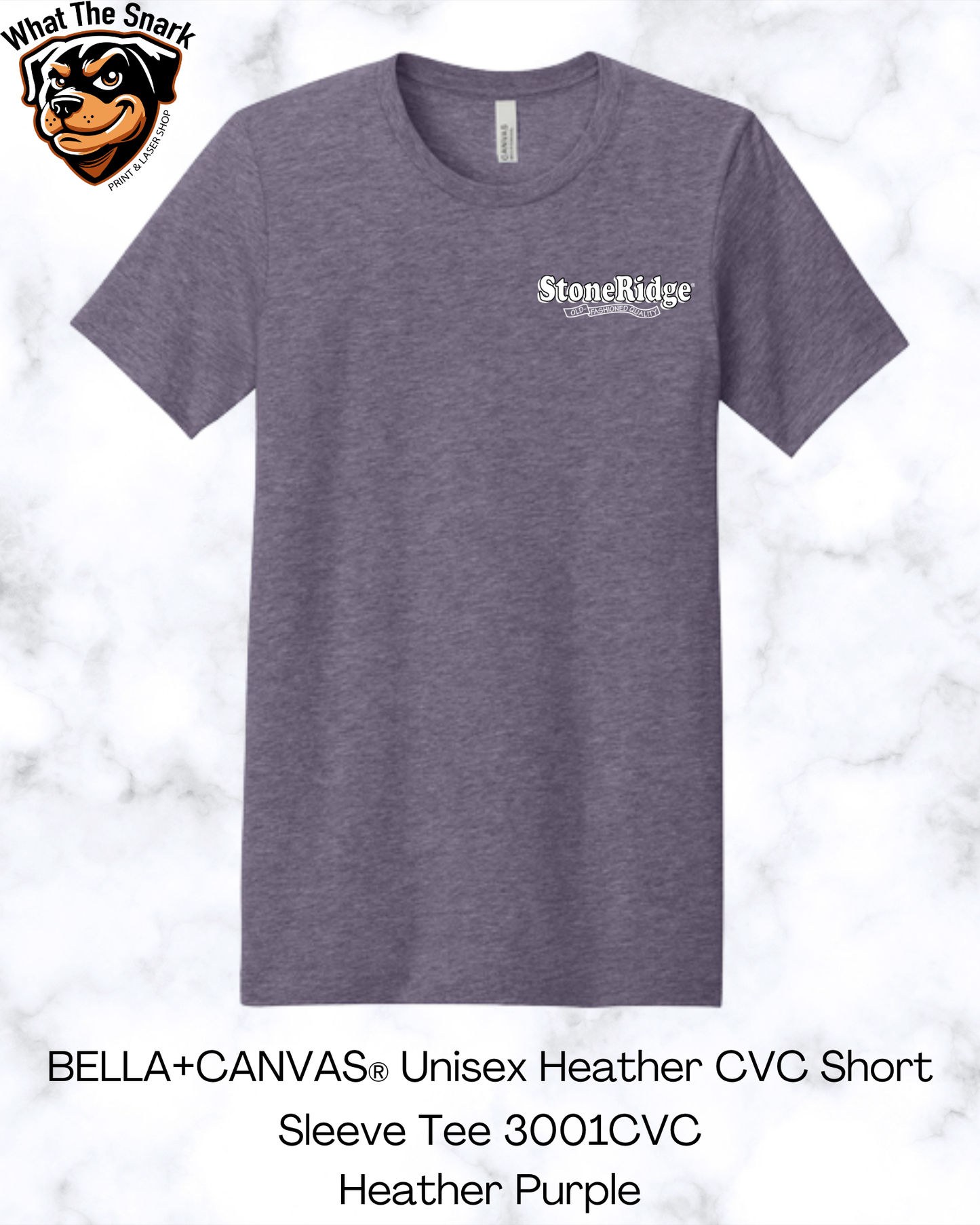 BELLA+CANVAS® Unisex Heather CVC Short Sleeve Tee