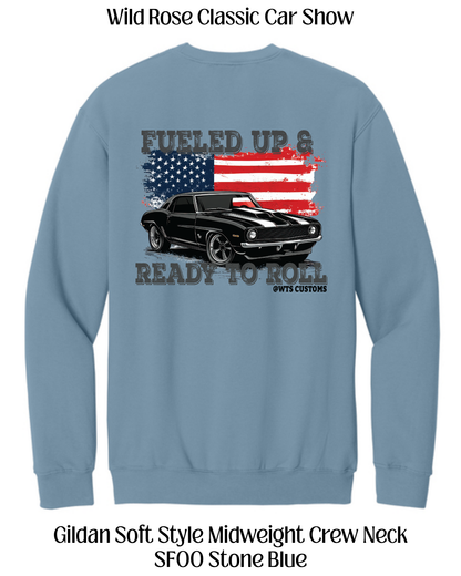 WR Classic Car Show Fueled Up and Ready to Roll Crewneck