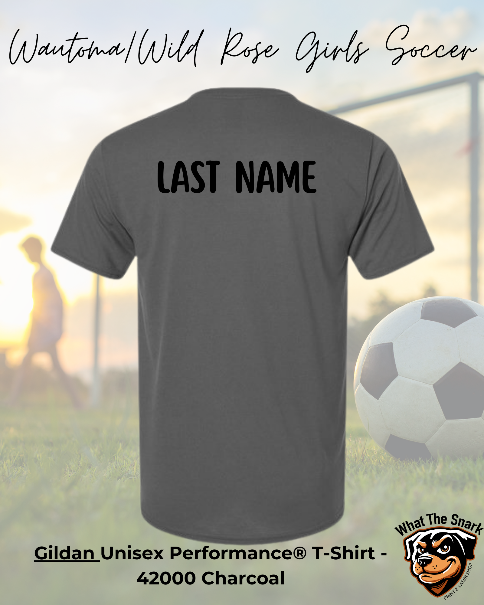 WWR Girls Soccer Dad Classic Performance Tshirt