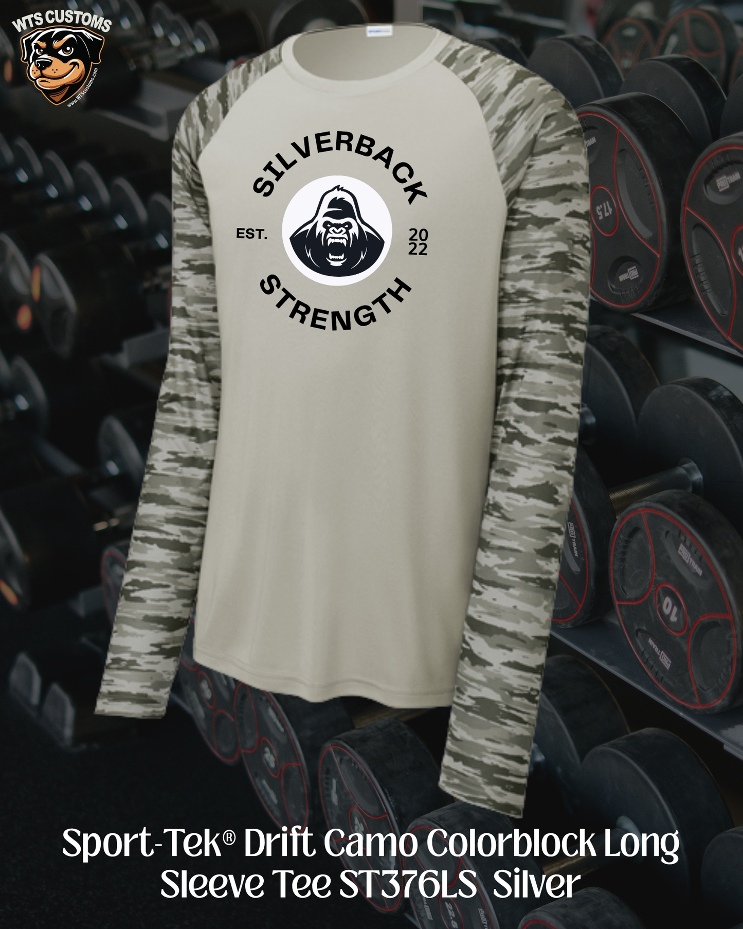 Silverback Full Logo Camo Long Sleeve