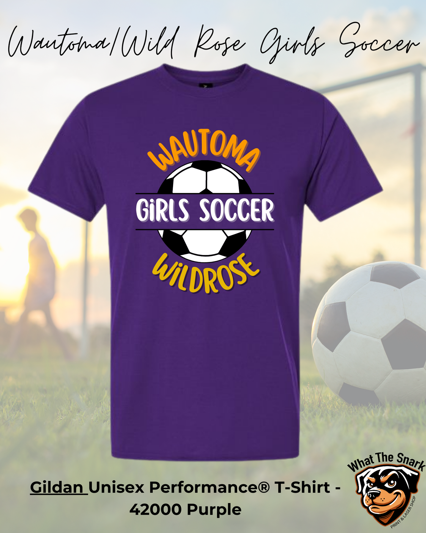WWR Girls Soccer Full Logo Performance Tshirt