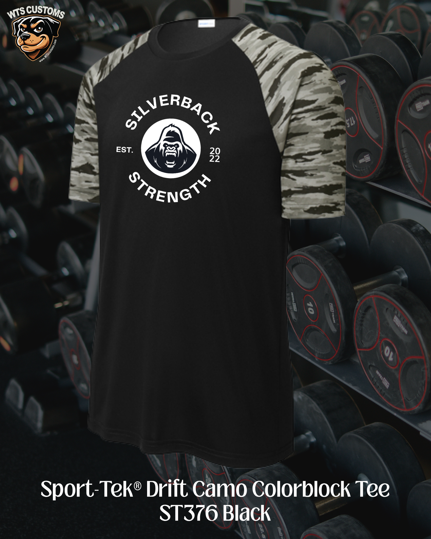 Silverback Short Sleeve Camo Tee