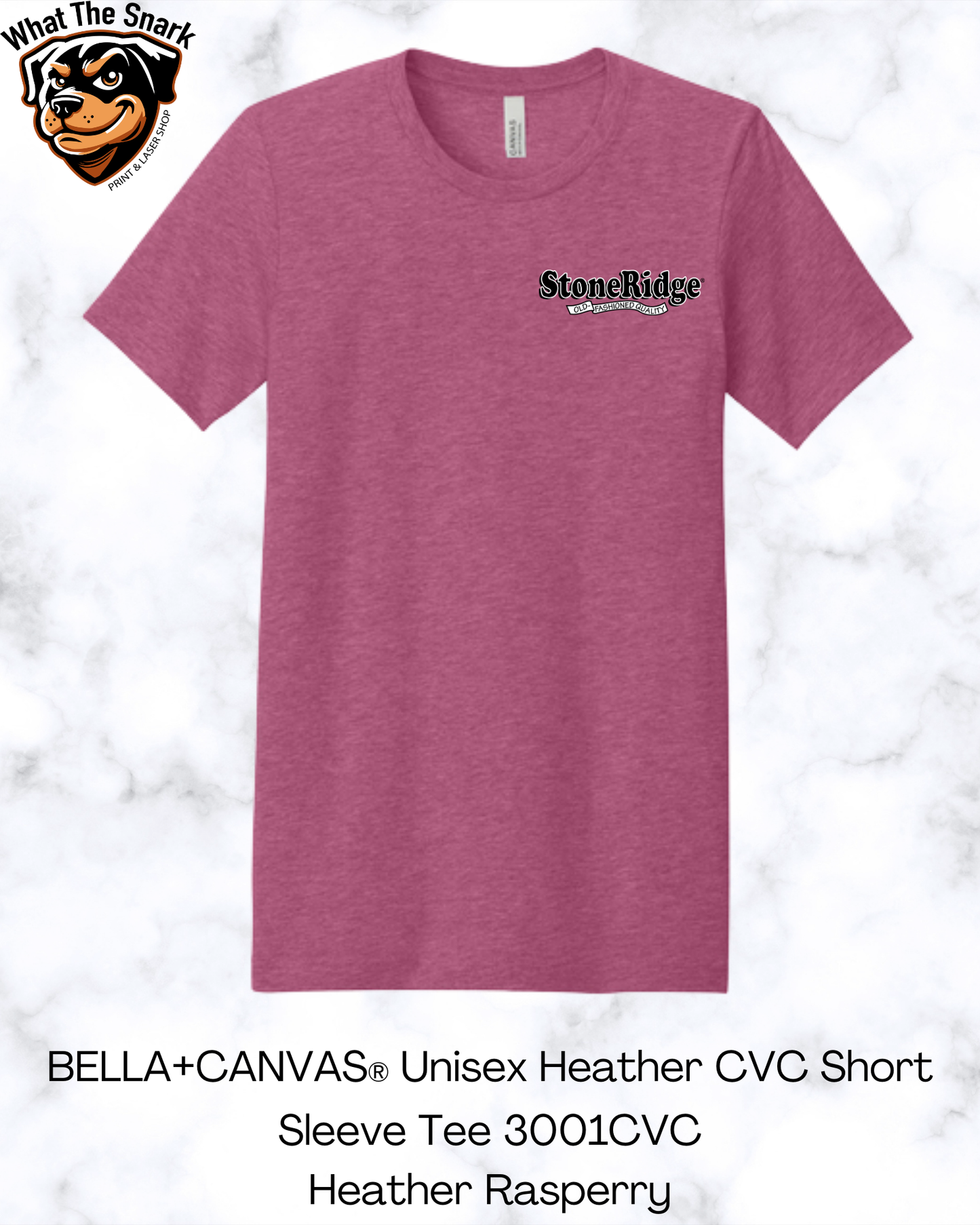 BELLA+CANVAS® Unisex Heather CVC Short Sleeve Tee