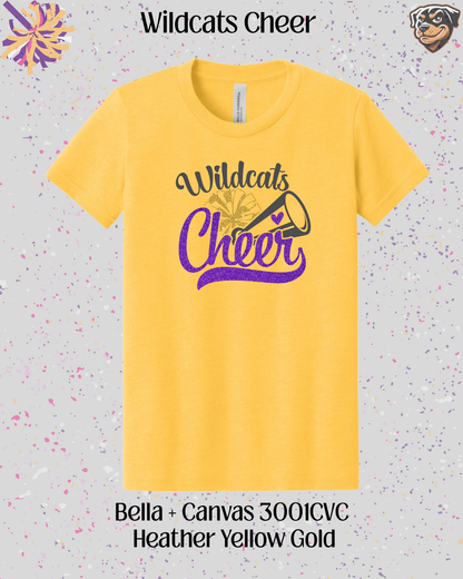 Wildcats Cheer Adult Tee