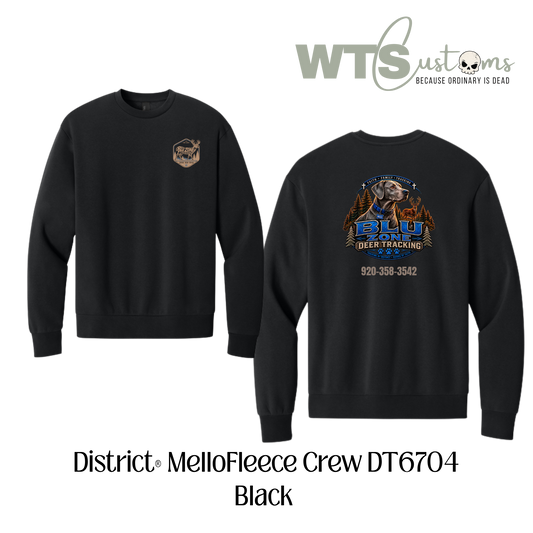 Blu Zone MelloFleece Crew Neck Sweatshirt