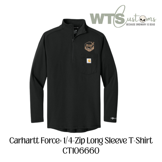 Blu Zone Carhartt 1/4 Zip Long Sleeve