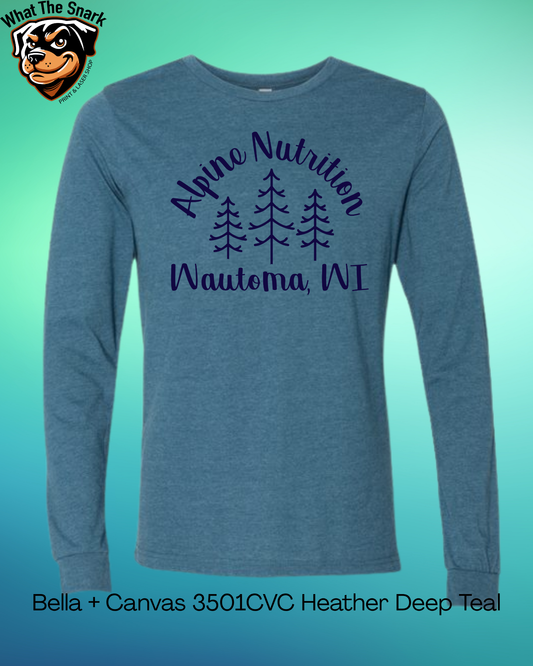 Alpine Trees Long Sleeve tee