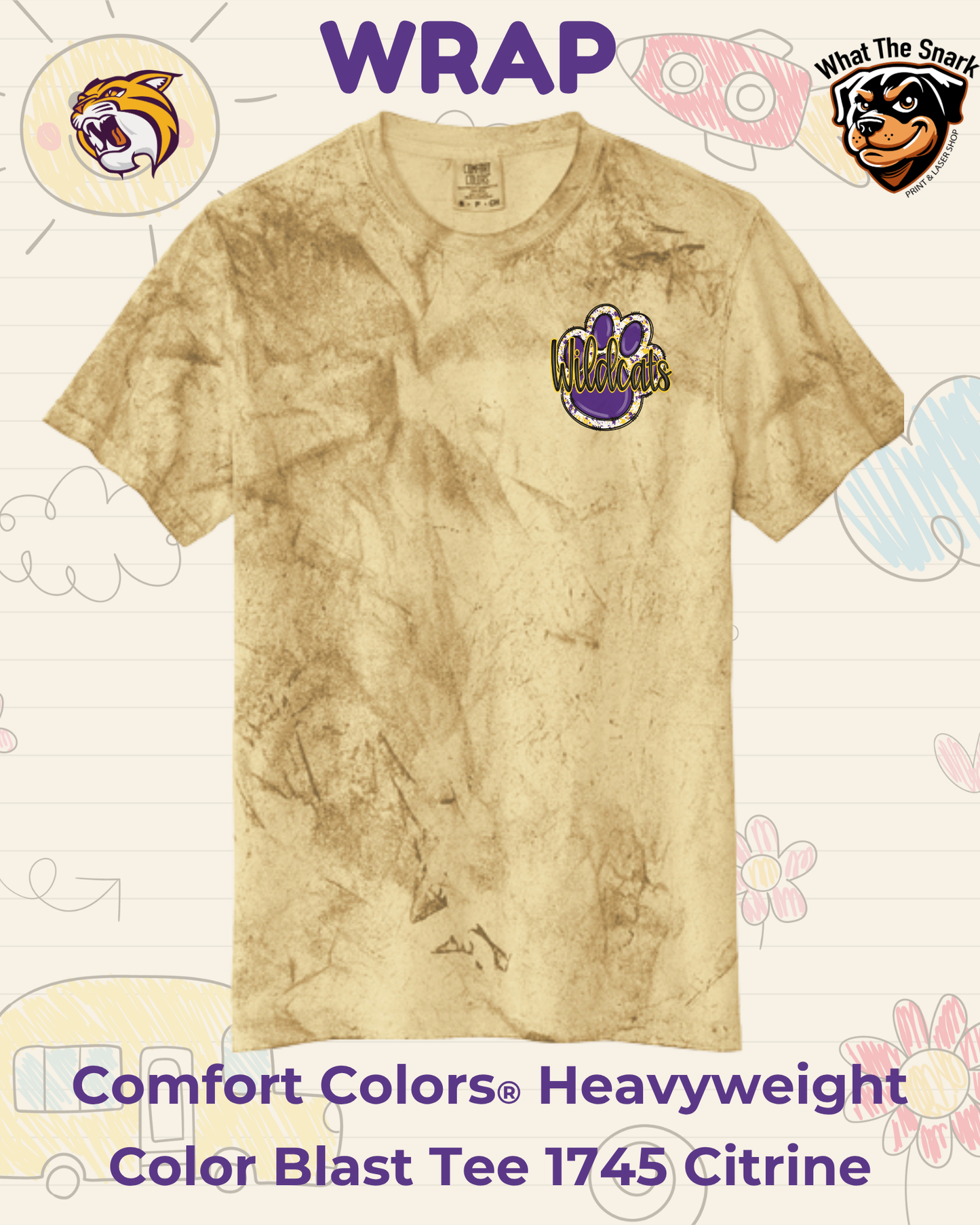 WRAP Livin' that Wildcats Life Tee