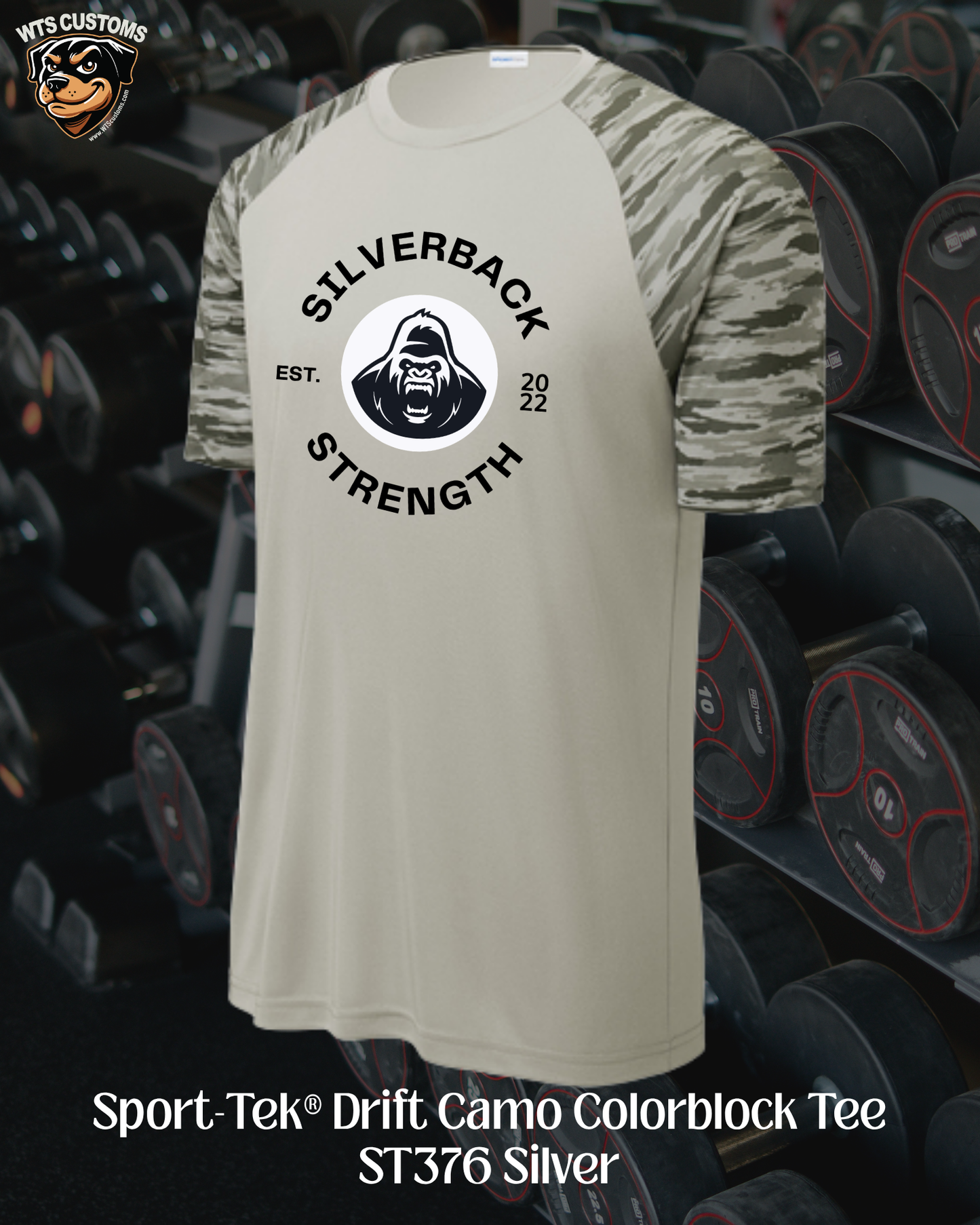 Silverback Short Sleeve Camo Tee