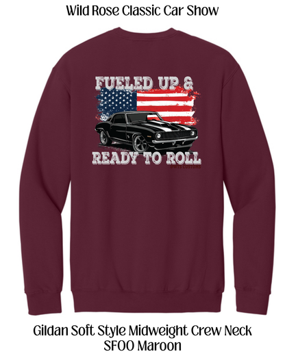 WR Classic Car Show Fueled Up and Ready to Roll Crewneck