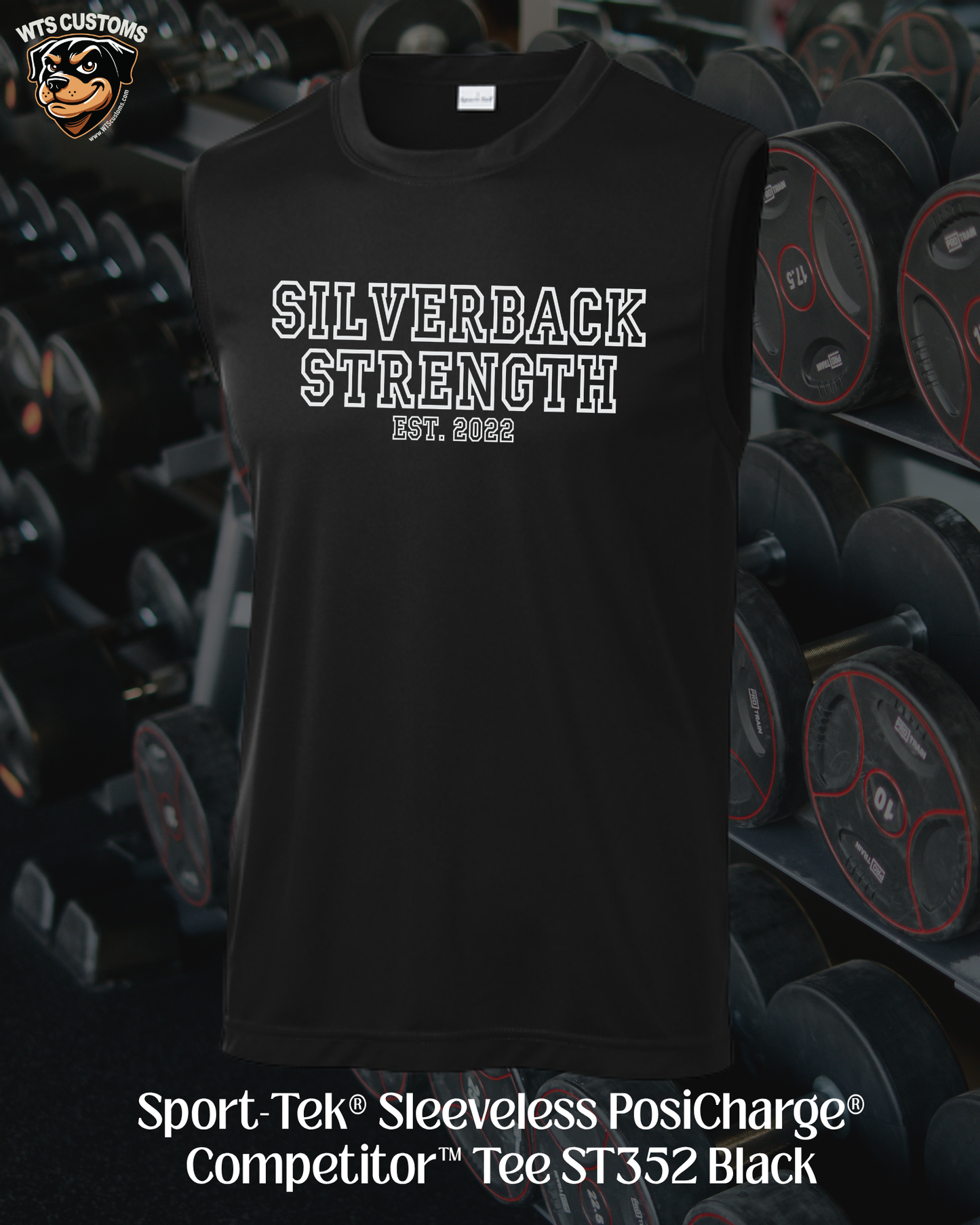 Silverback Hollow Logo Moisture-Wick Tank