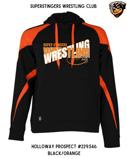 Super Stingers Layered Text Hoodie