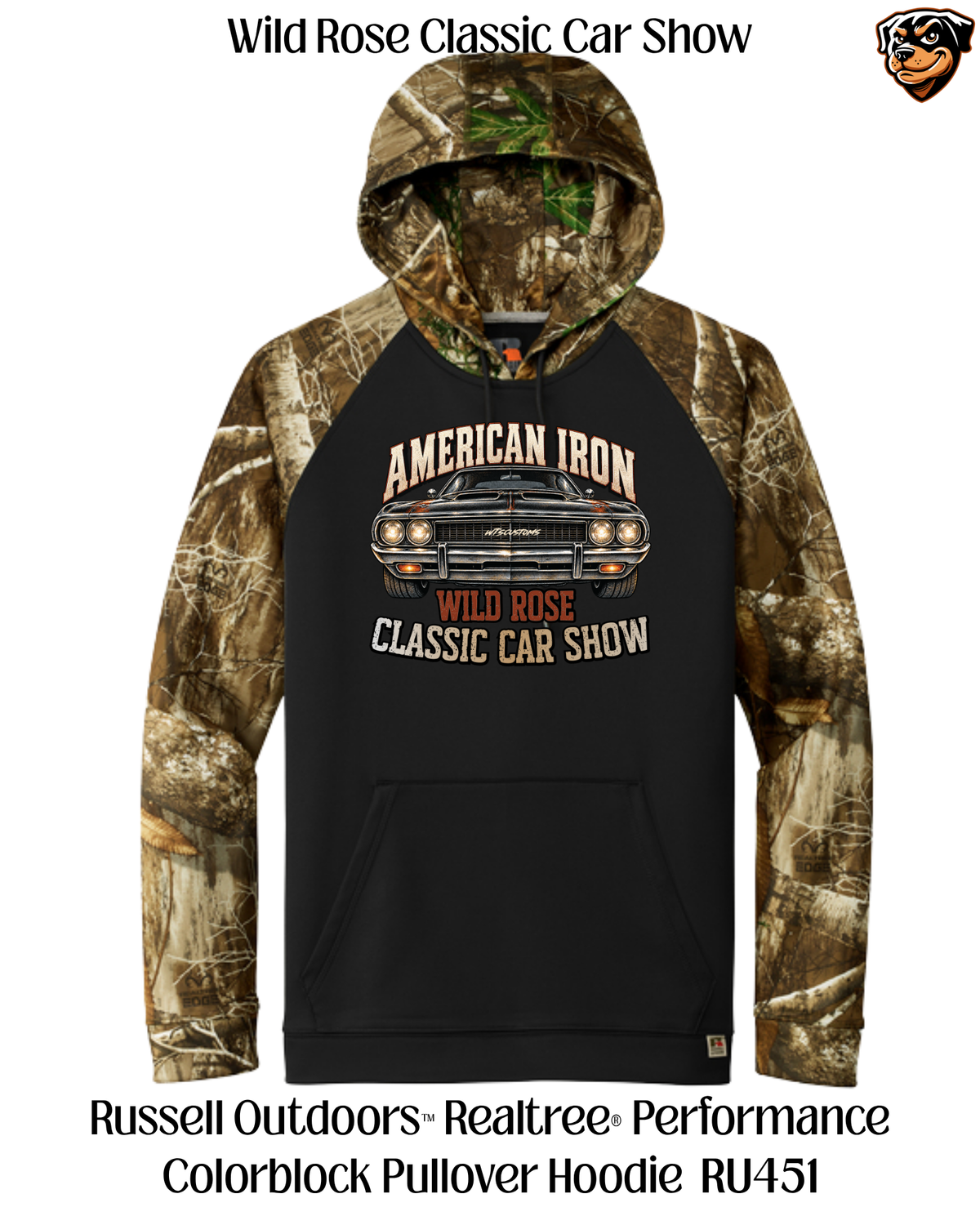 WR Classic Car Show American Iron Realtree Hoodie