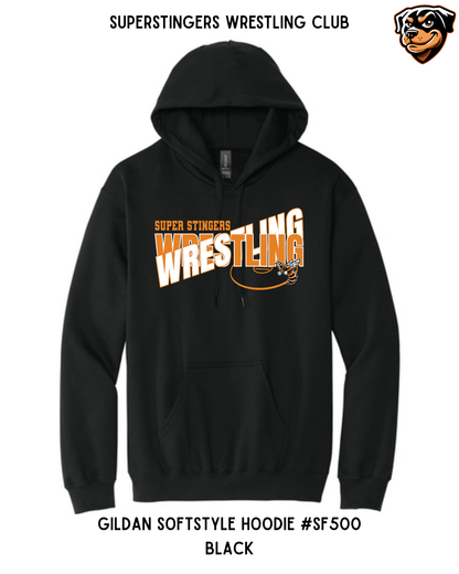 Super Stingers Layered Text Hoodie